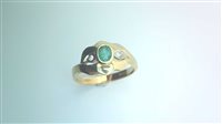 Ringe Sommer Gioielli Dame Anello con pietra in Gold Smeraldo SME CT 0.20 DIA CT 0.02 SOMMER